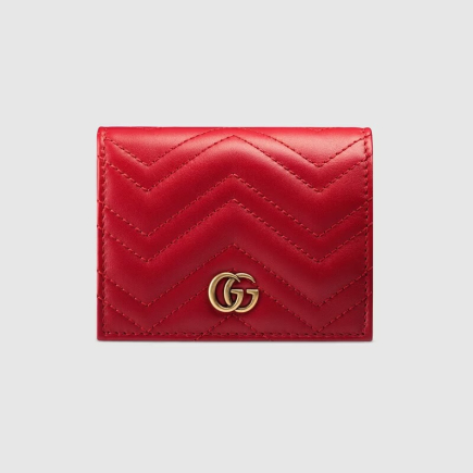 121.1 Gucci Marmont 錢包紅色 2
