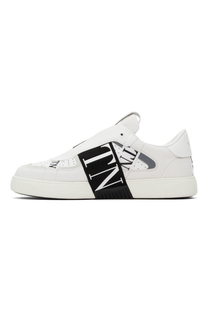 M62. VALENTINO LOW-TOP CALFSKIN VL7N SNEAKER WITH BANDS3
